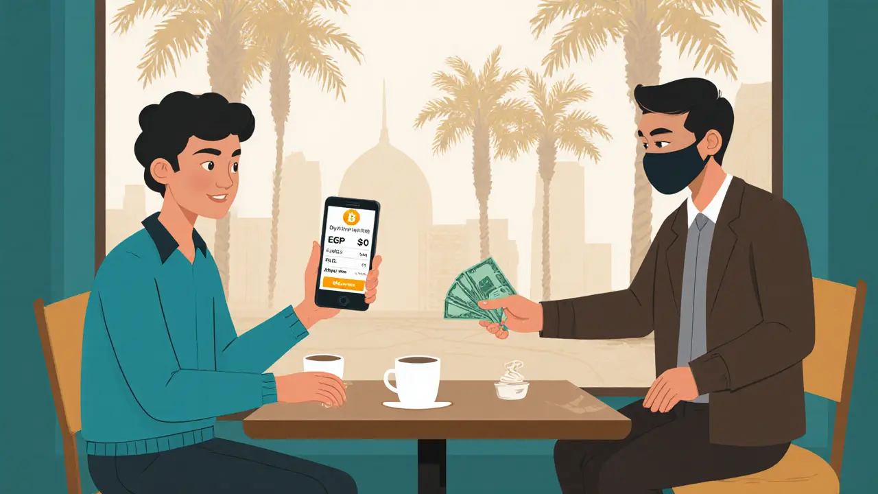 How Egyptians Trade Crypto Underground with P2P Methods