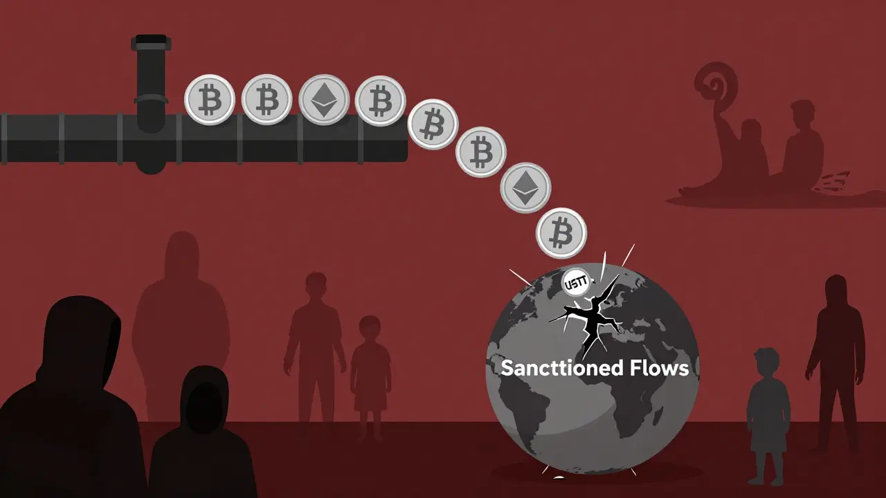 How $15.8 Billion in Sanctioned Crypto Transactions Shaped 2024