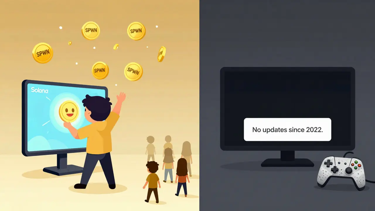 A gamer once celebrated with SPWN rewards now faces an empty screen and abandoned gaming gear.