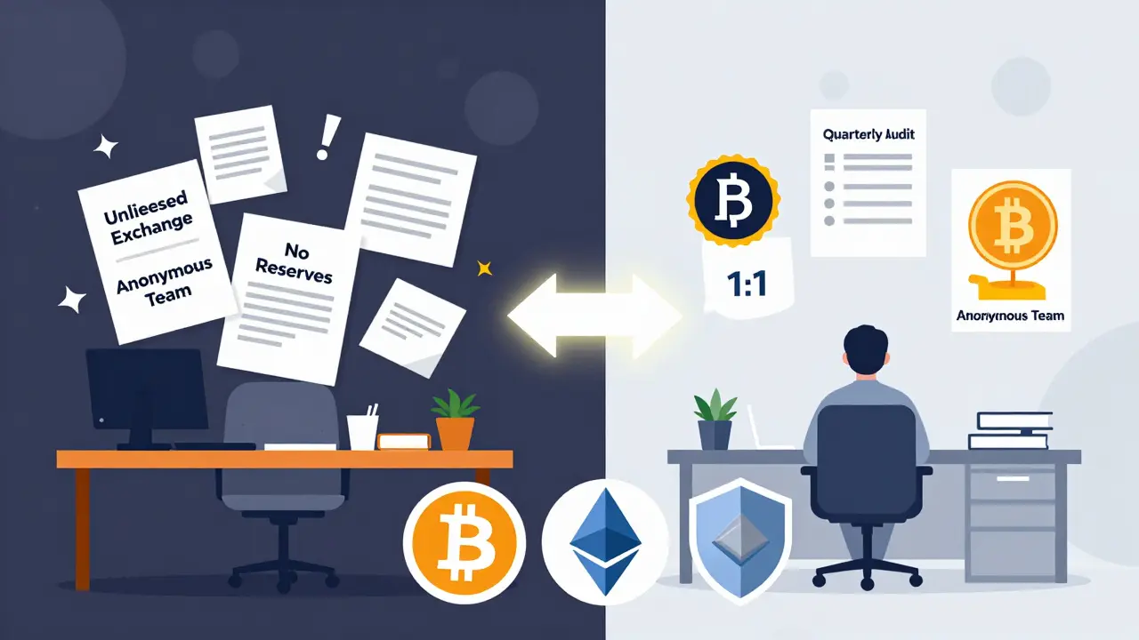 Chaotic crypto desk transformed into organized, licensed firm with clear compliance and 1:1 reserves.