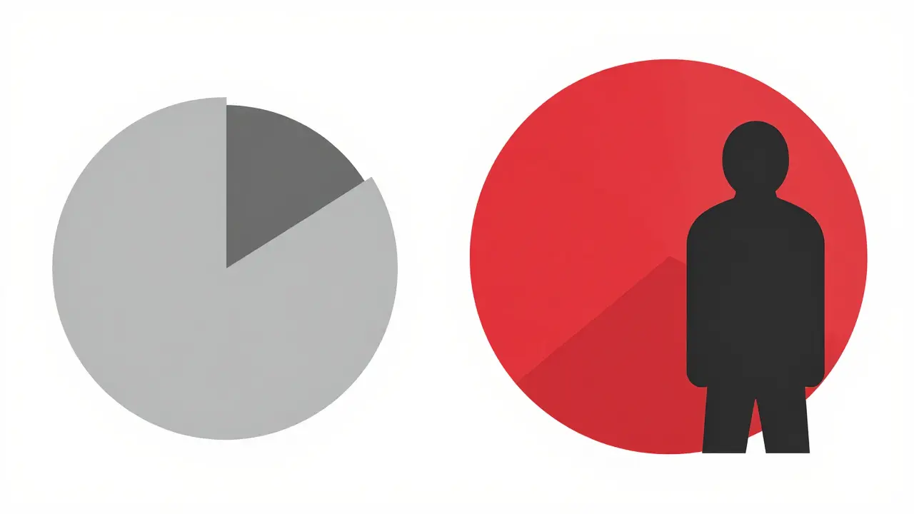 Conflicting pie charts illustrating confusing token supply data