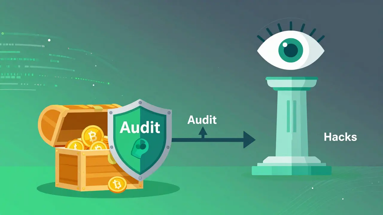 Security shield protecting digital assets with continuous monitoring.