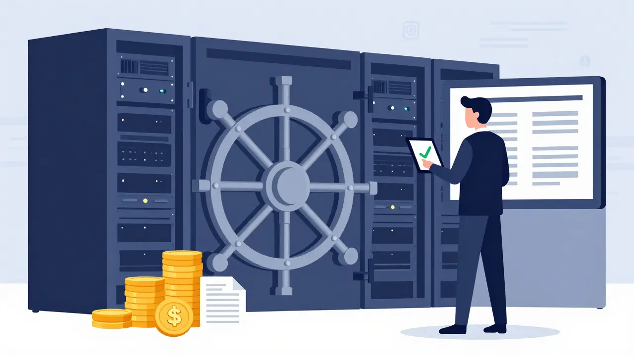 Enterprise secure vaults protecting assets with quantum-resistant cryptography