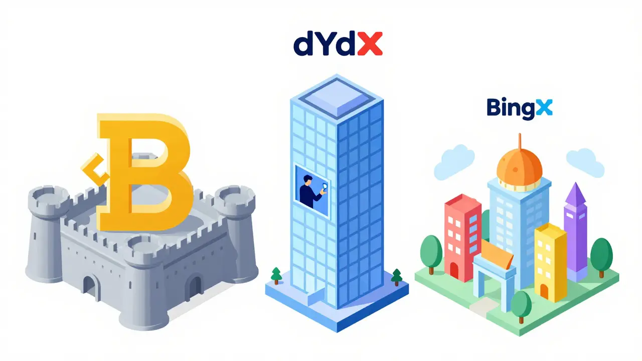 Illustration comparing centralized and decentralized exchanges