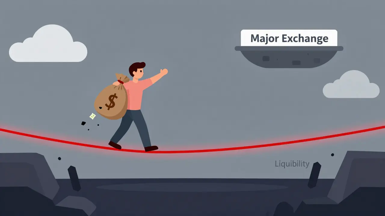 Investor walking tightrope over liquidity risks