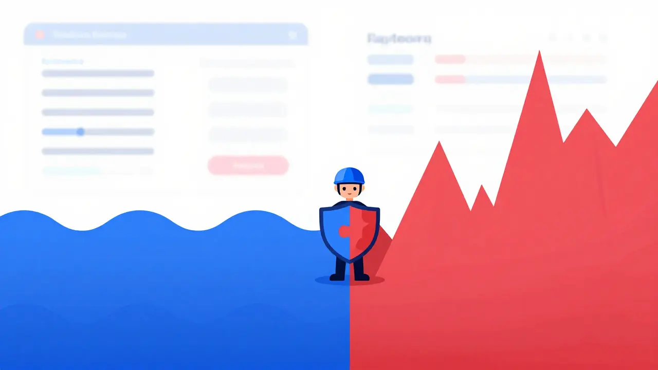 Character shielding against market volatility waves