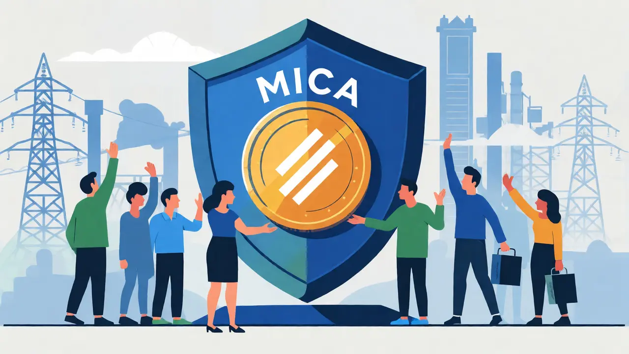 Community governing Energy Web Token with regulatory shield