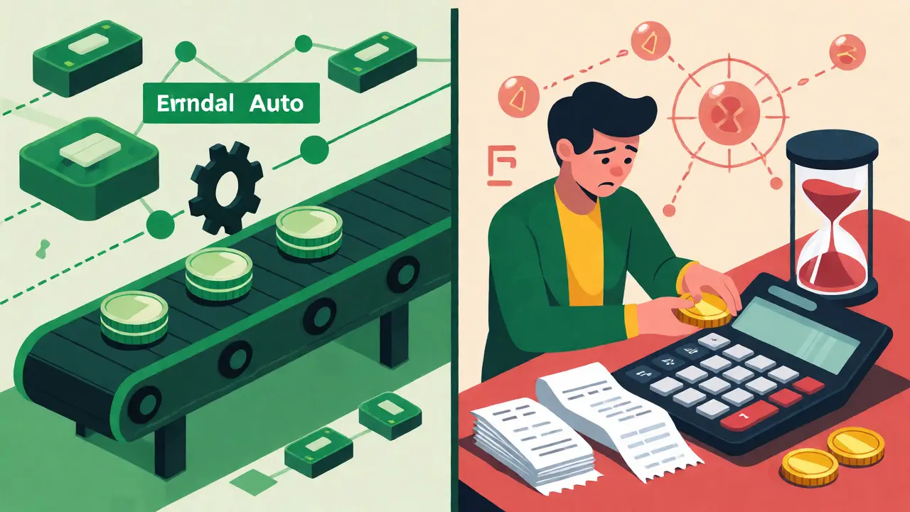 Comparison of auto-tax vs manual TDS calculation