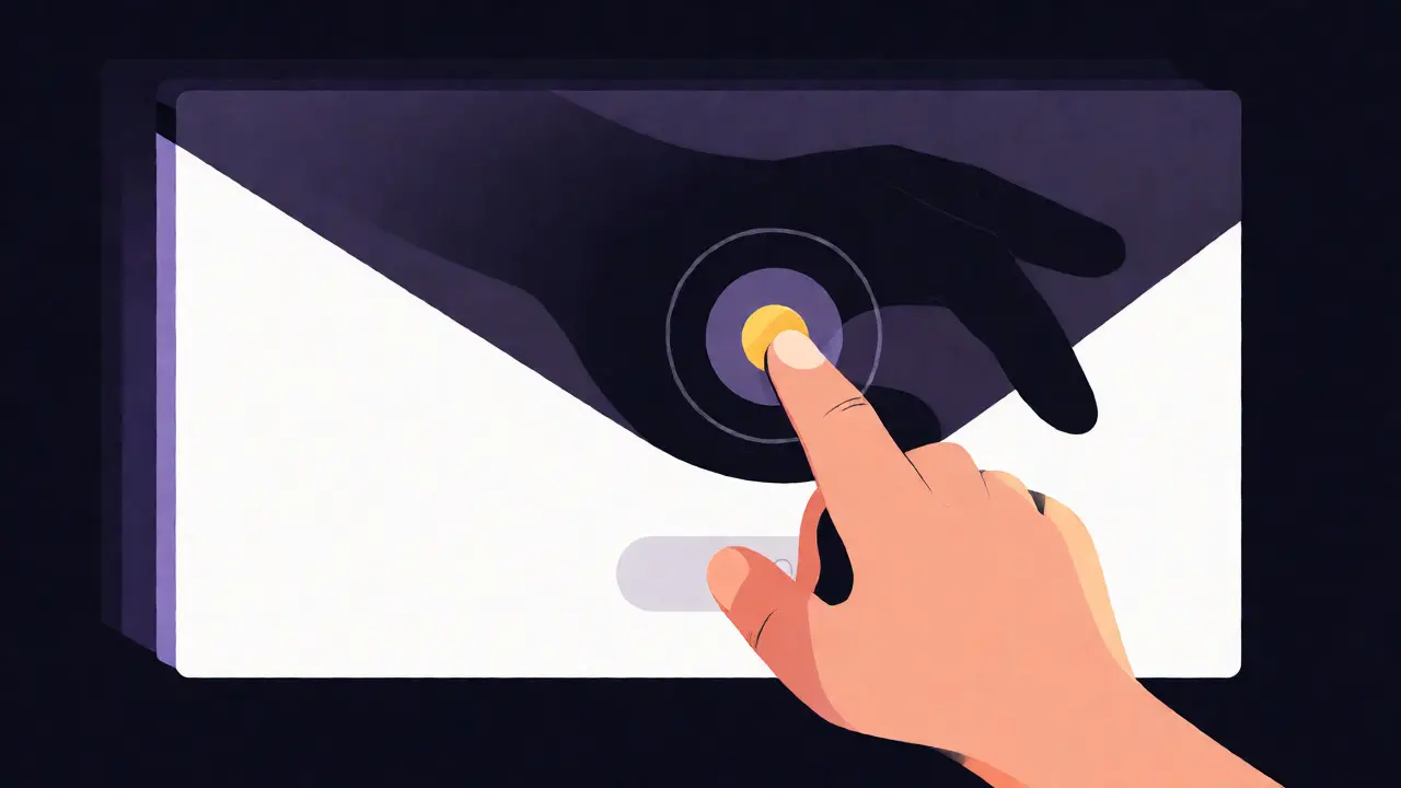 Hand reaching for a swap button under a looming shadow symbolizing low liquidity