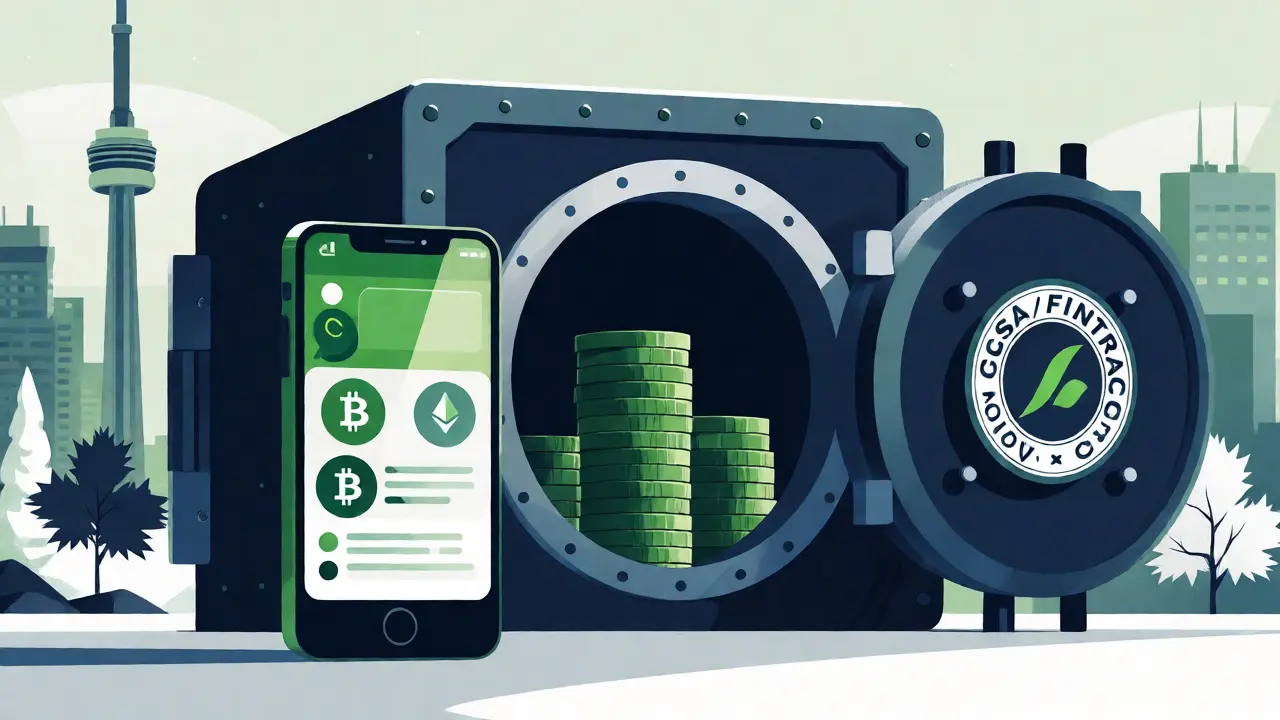 Secure crypto vault protected by Canadian regulations