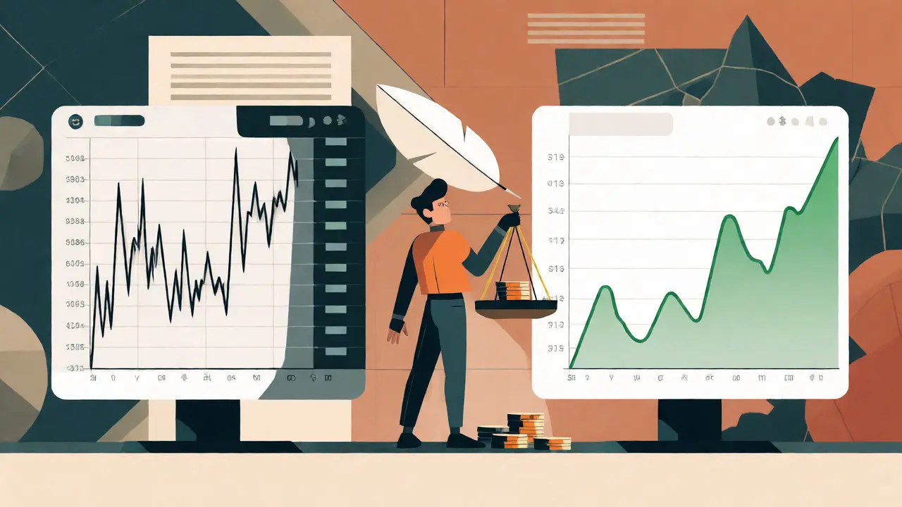 Trader weighing low fees against liquidity risks on a new exchange.